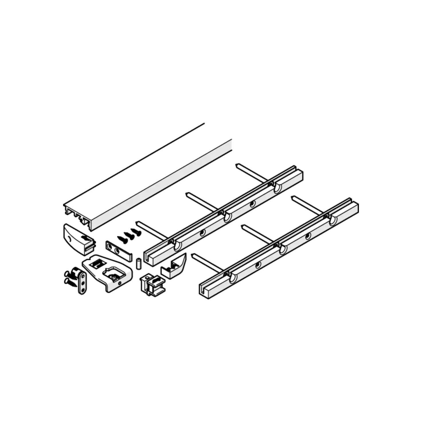 Profil de sol 1300 mm HAWA-Folding Concepta