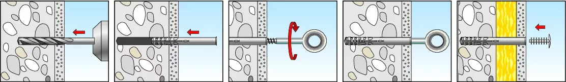 fischer Gerüstdübel Nylon S 14 ROE